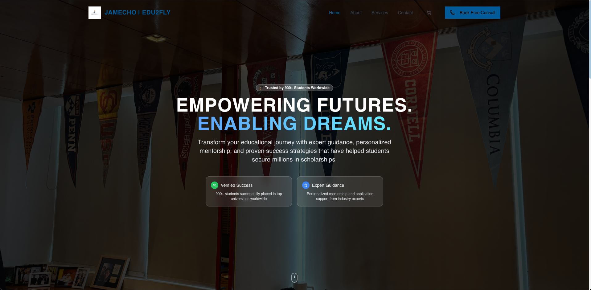 Jamecho — Marketing Front-End
