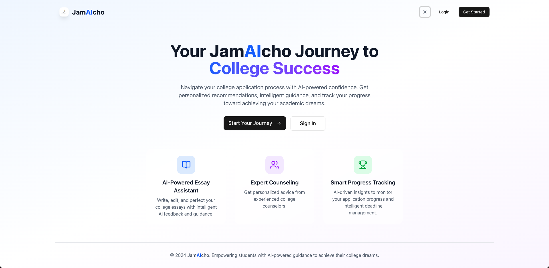 Jamaicho — Student Admissions Platform
