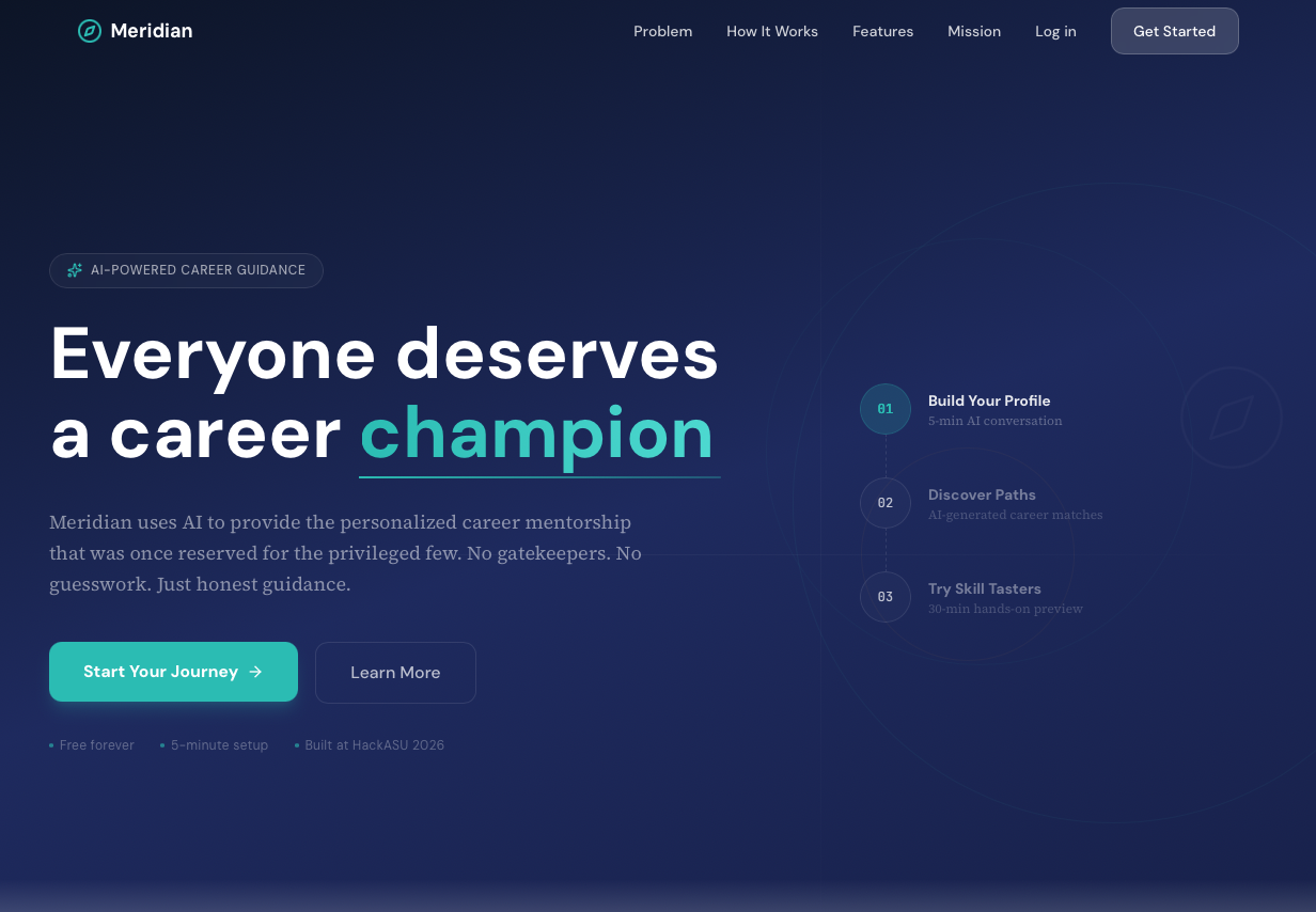 Meridian — AI Career Mentor